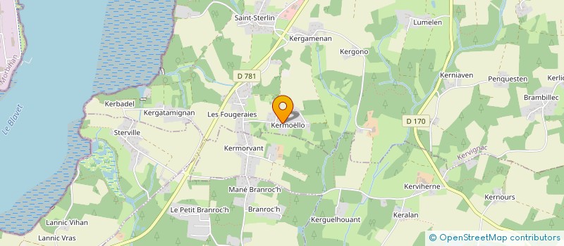 localisation de l'entreprise MADAME CHRISTELLE BAUBINNEC  KERVIGNAC