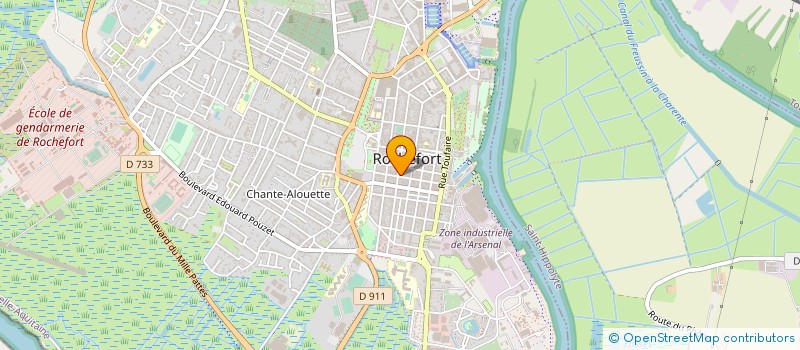 localisation de l'entreprise MADAME CHRISTELLE BAUMGARTNER  ROCHEFORT