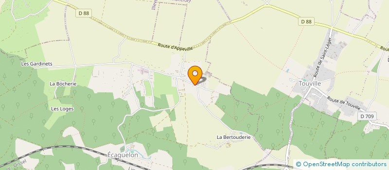 localisation de l'entreprise MADAME CHRISTELLE BAYEUL  ECAQUELON