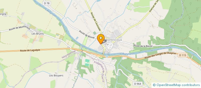 localisation de l'entreprise MADAME CHRISTELLE BAYLES  MONTRICOUX