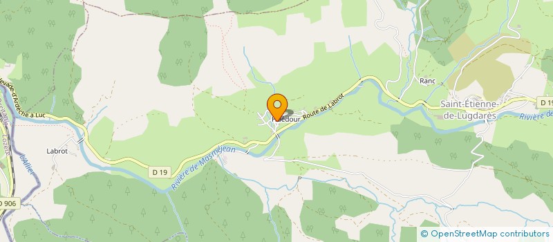 localisation de l'entreprise MADAME CHRISTELLE BEATRICE BAUD  SAINT-ETIENNE-DE-LUGDARES