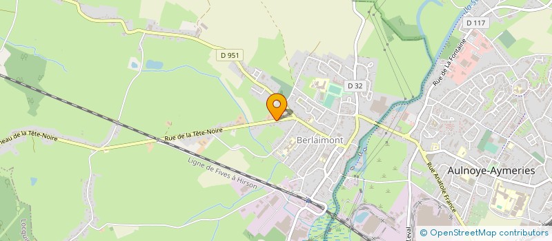 localisation de l'entreprise MADAME CHRISTELLE BEAUCAMPS  BERLAIMONT