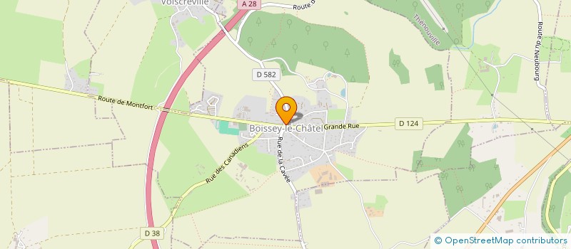 localisation de l'entreprise MADAME CHRISTELLE BEAUDOUIN  BOISSEY-LE-CHATEL