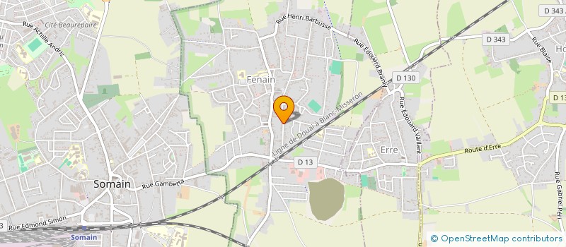 localisation de l'entreprise MADAME CHRISTELLE BEAUMONT  FENAIN