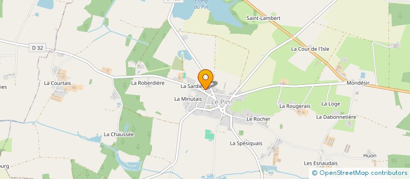 localisation de l'entreprise MADAME CHRISTELLE BEDOUET  VALLONS-DE-L'ERDRE