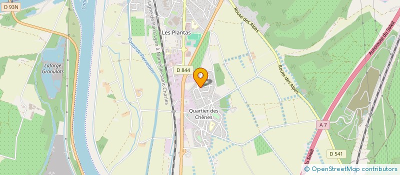 localisation de l'entreprise MADAME CHRISTELLE BEGAUD  DONZERE