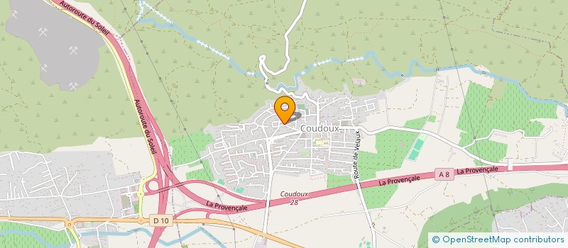 localisation de l'entreprise MADAME CHRISTELLE BEGLIMINI  COUDOUX