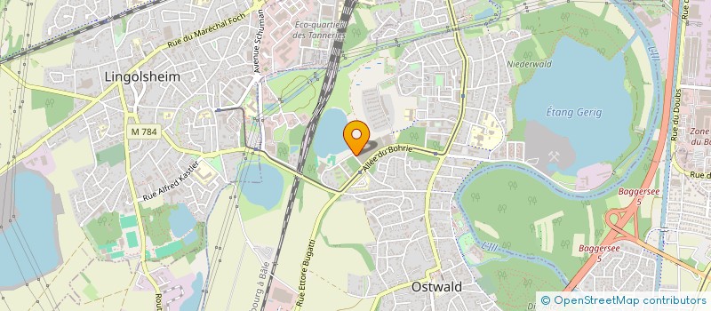 localisation de l'entreprise MADAME CHRISTELLE BEJEAN  OSTWALD