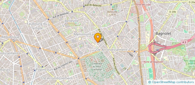 localisation de l'entreprise MADAME CHRISTELLE BEKOMBO  PARIS