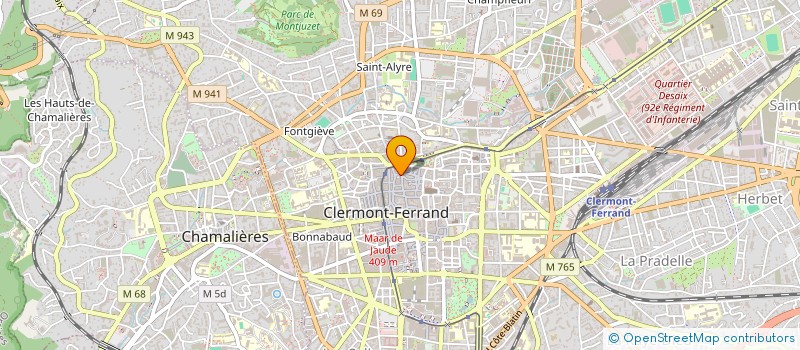 localisation de l'entreprise MADAME CHRISTELLE BELIARD  CLERMONT-FERRAND