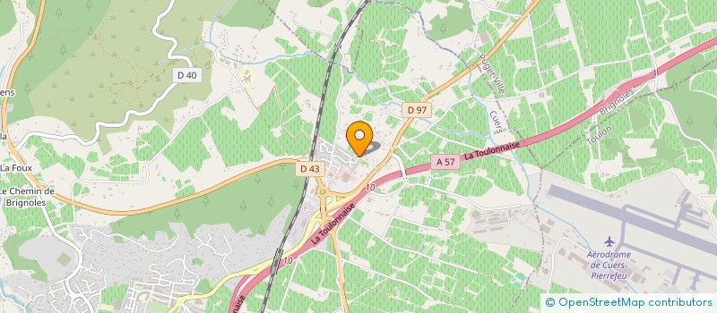 localisation de l'entreprise MADAME CHRISTELLE BELTIER  CUERS