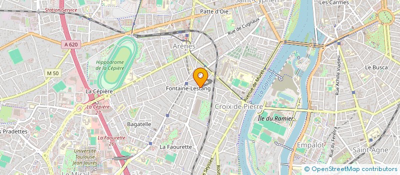 localisation de l'entreprise MADAME CHRISTELLE BEN JILALI  TOULOUSE