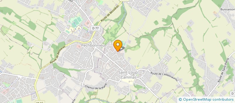 localisation de l'entreprise MADAME CHRISTELLE BENOIT  SAINT-LOUP-CAMMAS