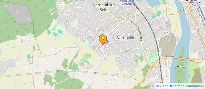 localisation de l'entreprise MADAME CHRISTELLE BERMEJO à VERNOUILLET