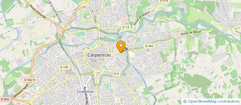 localisation de l'entreprise MADAME CHRISTELLE BERNARD  CARPENTRAS