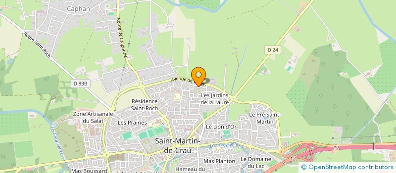 localisation de l'entreprise MADAME CHRISTELLE BERNARD à SAINT-MARTIN-DE-CRAU