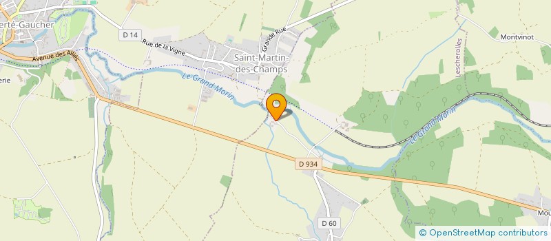 localisation de l'entreprise MADAME CHRISTELLE BERTEAUX  CHARNY OREE DE PUISAYE