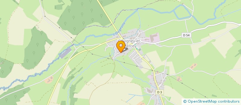 localisation de l'entreprise MADAME CHRISTELLE BERTHOD à GEVIGNEY-ET-MERCEY