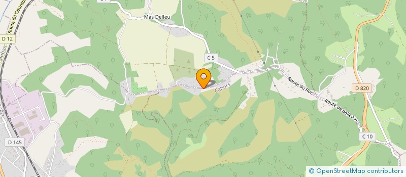 localisation de l'entreprise MADAME CHRISTELLE BESSE  CALAMANE