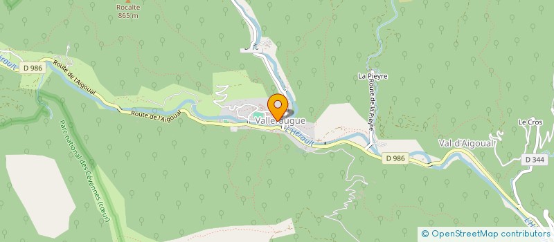 localisation de l'entreprise MADAME CHRISTELLE BESTIEU  VAL-D'AIGOUAL