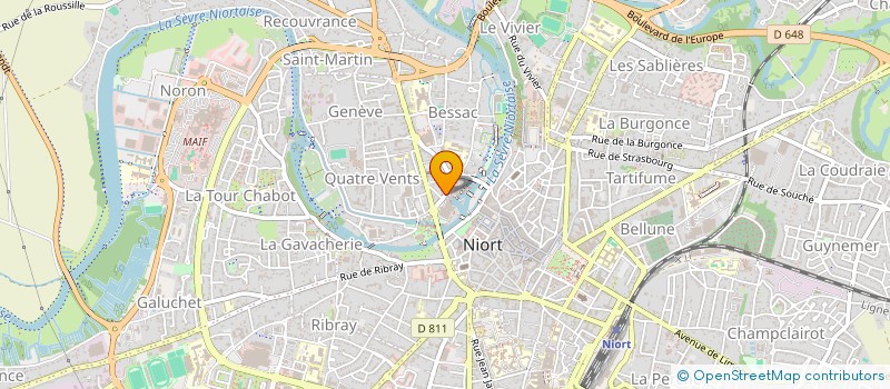 localisation de l'entreprise MADAME CHRISTELLE,BETTY GIBOUIN à NIORT