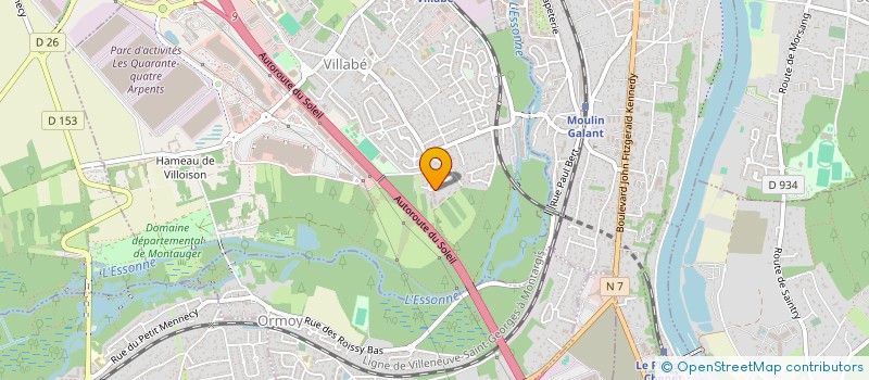 localisation de l'entreprise MADAME CHRISTELLE BIANAY  VILLABE