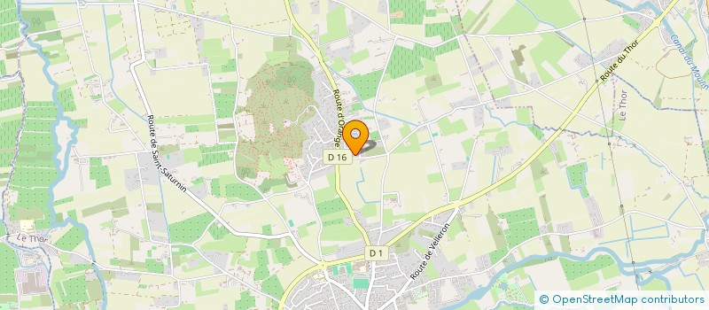 localisation de l'entreprise MADAME CHRISTELLE BIANCHERI  LE THOR