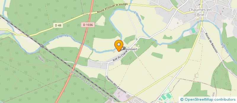 localisation de l'entreprise MADAME CHRISTELLE BIARD  CHAUMES-EN-BRIE