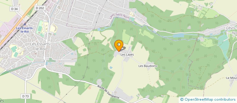 localisation de l'entreprise MADAME CHRISTELLE BIDRON  LES ESSARTS-LE-ROI