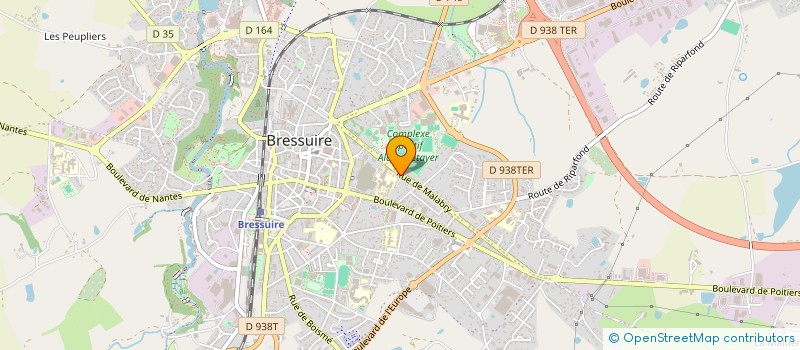 localisation de l'entreprise MADAME CHRISTELLE BIENVENU  BRESSUIRE