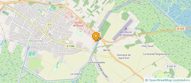 localisation de l'entreprise MADAME CHRISTELLE BINET à MARENNES-HIERS-BROUAGE