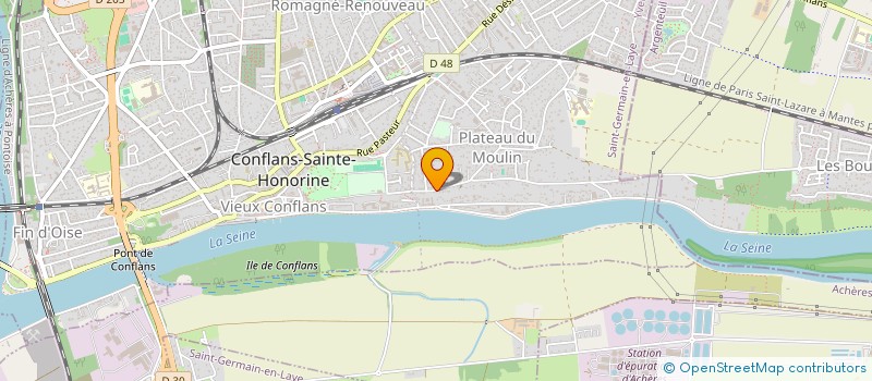 localisation de l'entreprise MADAME CHRISTELLE BIOGEAUD  CONFLANS-SAINTE-HONORINE