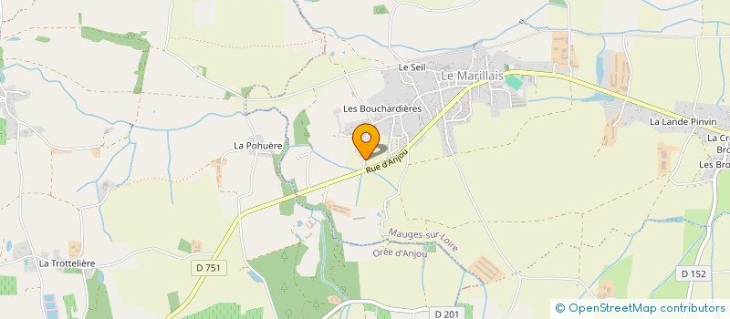 localisation de l'entreprise MADAME CHRISTELLE BIOTTEAU à MAUGES-SUR-LOIRE