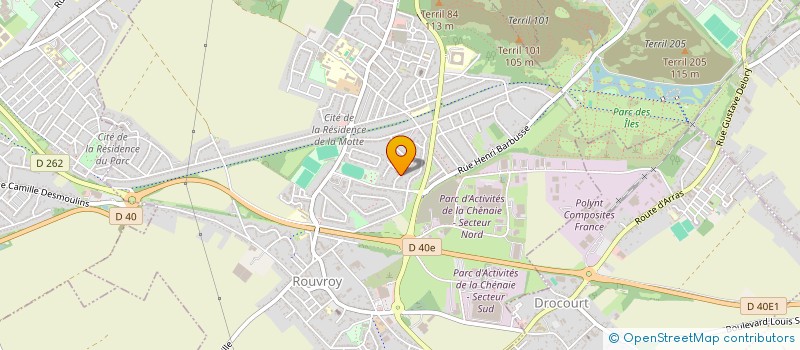 localisation de l'entreprise MADAME CHRISTELLE BIREMBAUT  ROUVROY