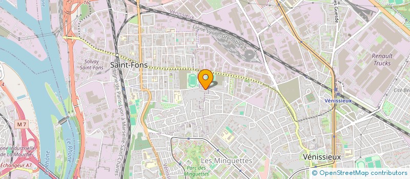 localisation de l'entreprise MADAME CHRISTELLE BLANCHE ZOUA MAGUENA  SAINT-FONS