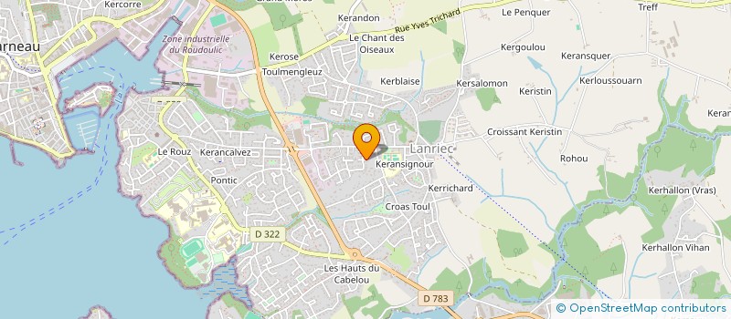 localisation de l'entreprise MADAME CHRISTELLE BLAYO  CONCARNEAU