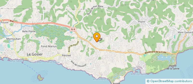 localisation de l'entreprise MADAME CHRISTELLE BLONDEAU  SARROLA-CARCOPINO