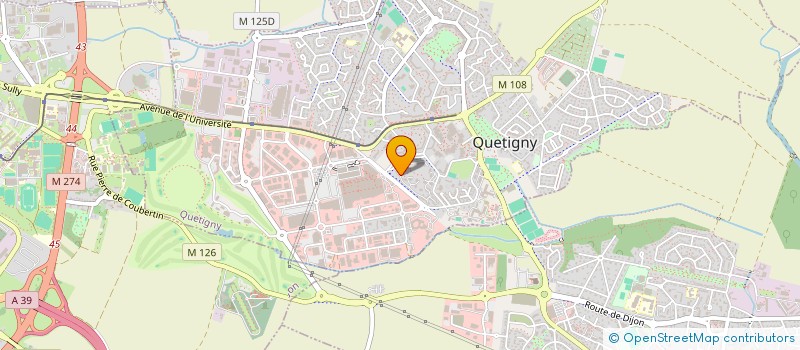 localisation de l'entreprise MADAME CHRISTELLE BLONDEAU à QUETIGNY