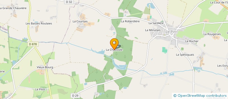 localisation de l'entreprise MADAME CHRISTELLE BLOUIN à LE PIN