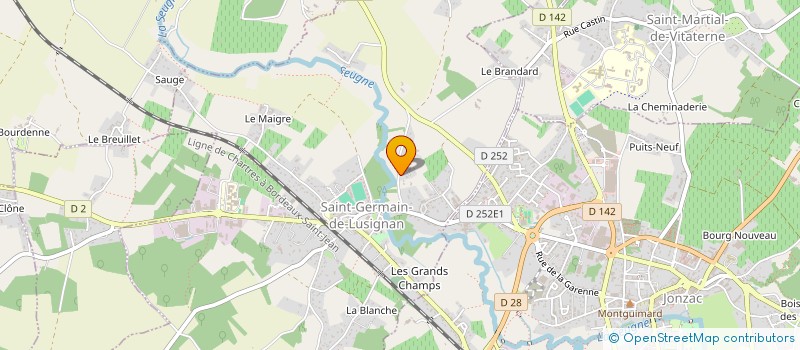 localisation de l'entreprise MADAME CHRISTELLE BOCHARD à SAINT-GERMAIN-DE-LUSIGNAN