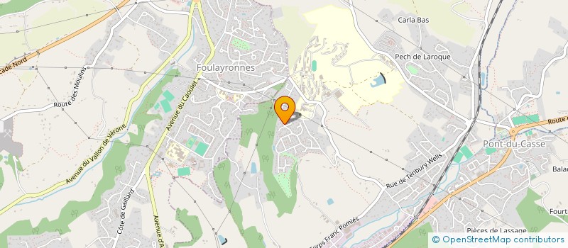 localisation de l'entreprise MADAME CHRISTELLE BOGAR  PONT DU CASSE