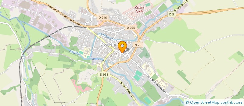 localisation de l'entreprise MADAME CHRISTELLE BOILEAU à DOULLENS
