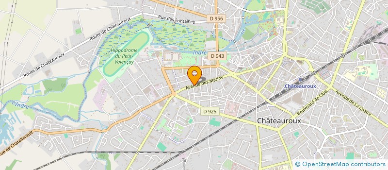 localisation de l'entreprise MADAME CHRISTELLE BONAUD à CHATEAUROUX