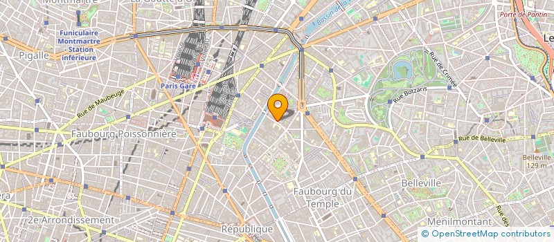 localisation de l'entreprise MADAME CHRISTELLE BONNARD  PARIS