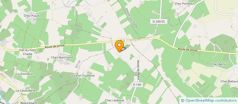 localisation de l'entreprise MADAME CHRISTELLE BONNARD à CHAMPAGNAC