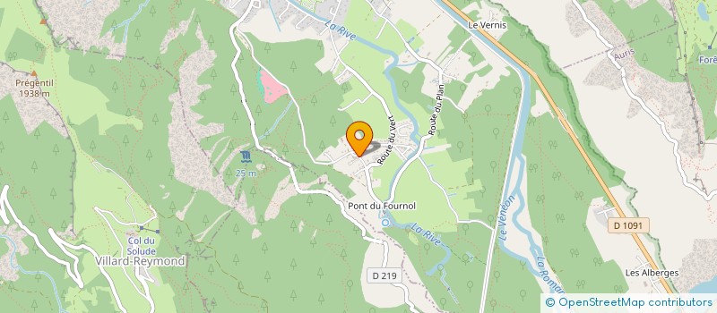 localisation de l'entreprise MADAME CHRISTELLE BONNENFANT  LE BOURG-D'OISANS