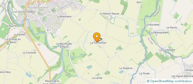 localisation de l'entreprise MADAME CHRISTELLE BONNENFANT  ROCHESERVIERE