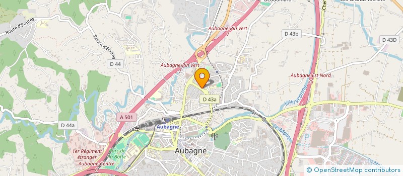 localisation de l'entreprise MADAME CHRISTELLE BONNET  AUBAGNE