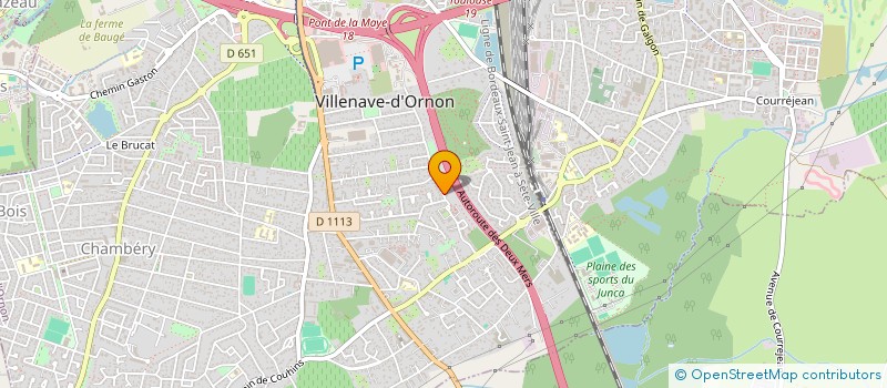 localisation de l'entreprise MADAME CHRISTELLE BONNET  VILLENAVE-D'ORNON