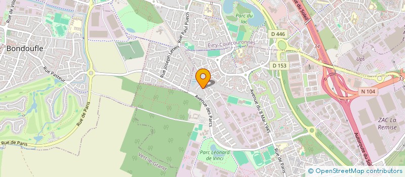 localisation de l'entreprise MADAME CHRISTELLE BONNIN  LISSES